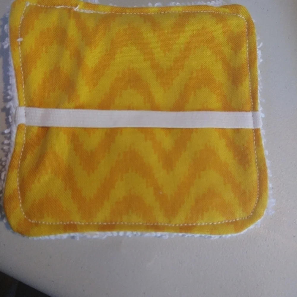 Homemade reusable makeup remover face scrubber 12 pack. 100 cotton.